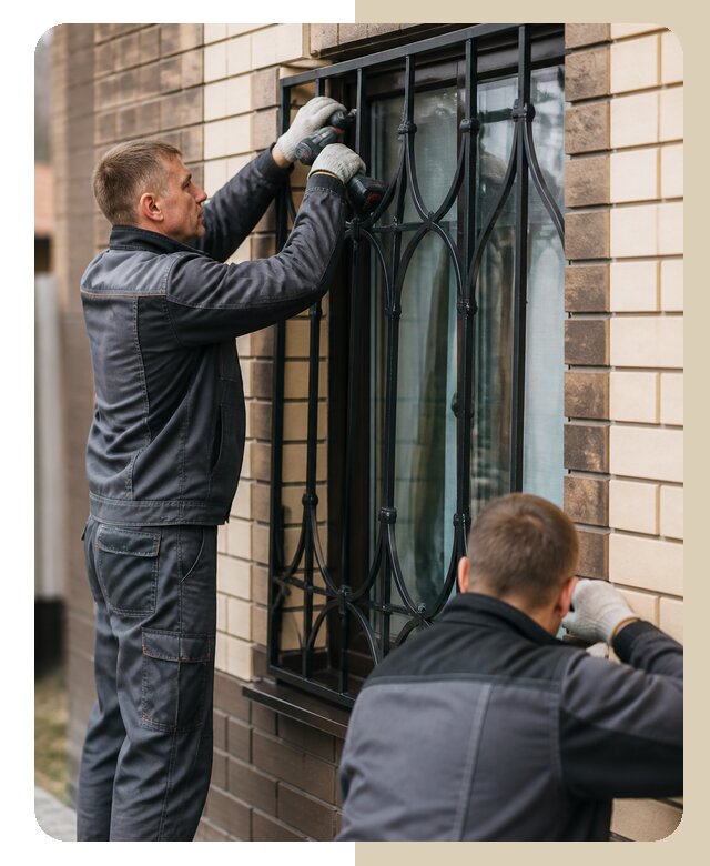 Установка решеток в дом в Южном-Сахалинске по цене от 3616 р. | ДвериЛегко-Южн